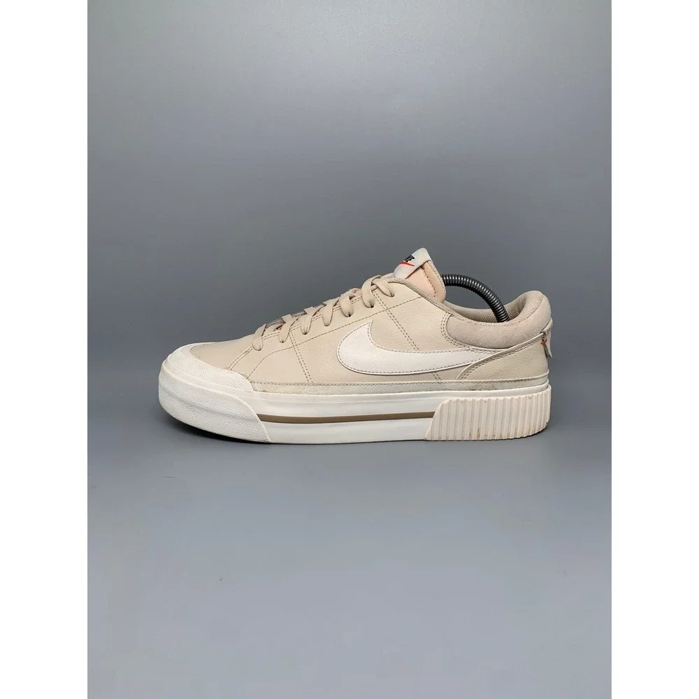 Nike Court Legacy Lift Sanddrift‎ Shoes DM7590-200 Women's Sz 12